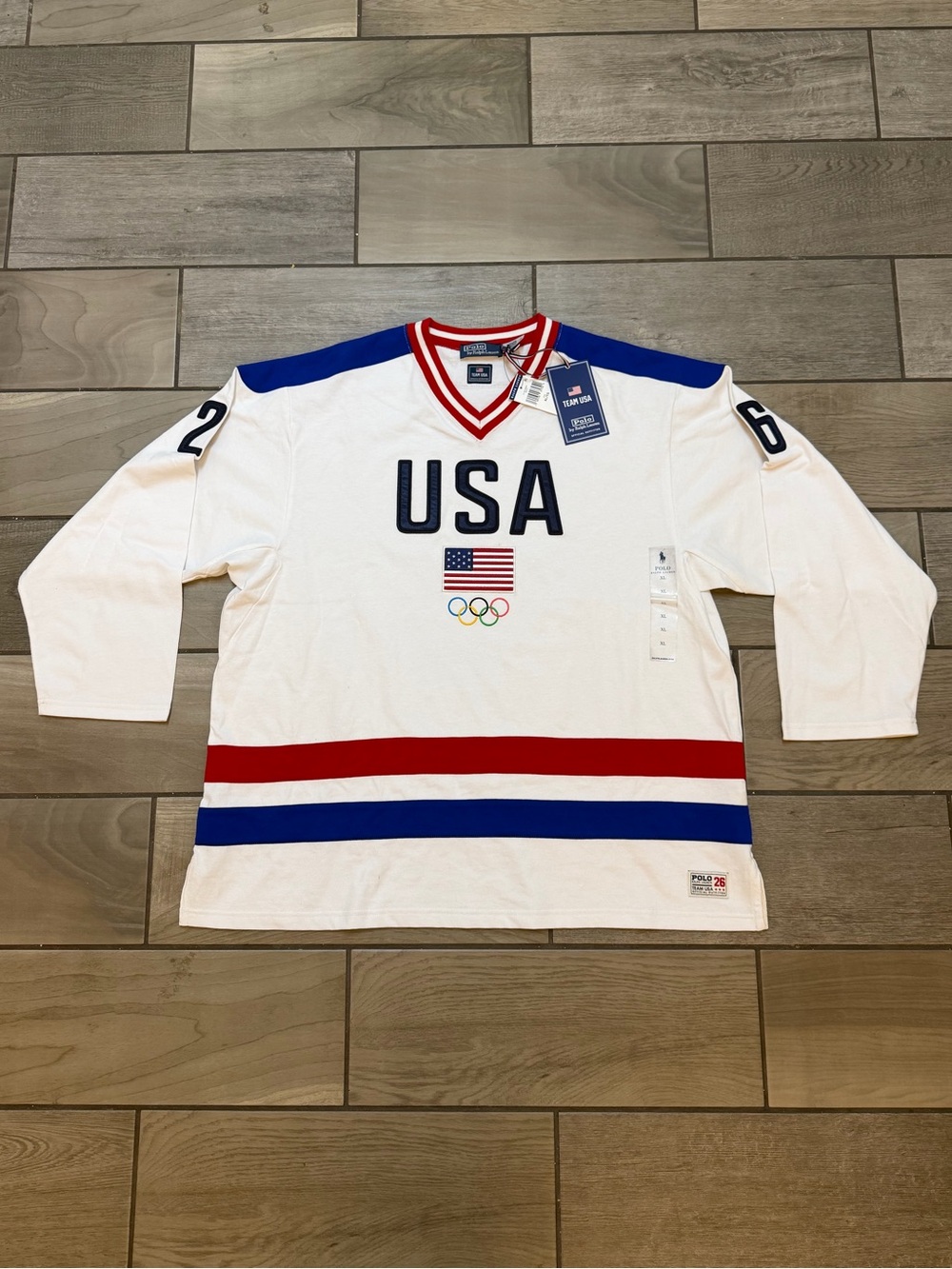 Polo Ralph Lauren Team USA 2026 Olympic Hockey Jersey